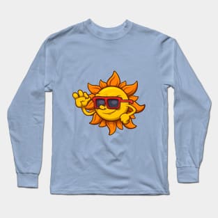 Cool Sun Character Long Sleeve T-Shirt